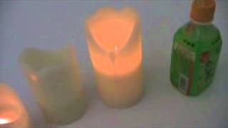 No.21291　ＬＥＤキャンドルライト３個組リモコン付