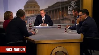 Political panel thanks John Dickerson during his last broadcast