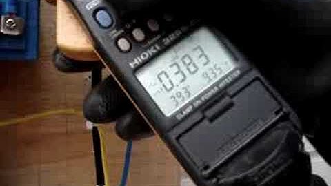 Sunpower demo with HIOKI clamp meter