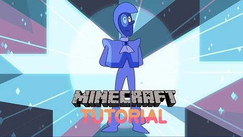 Minecraft Steven Universe Blue Zircon Statue Building Tutorial