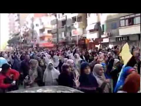 من جديد ثوار سيدى بشر بمنطقة ميامى وحشود بالالاف لرفض الانقلاب العسكرى 20 12 2013