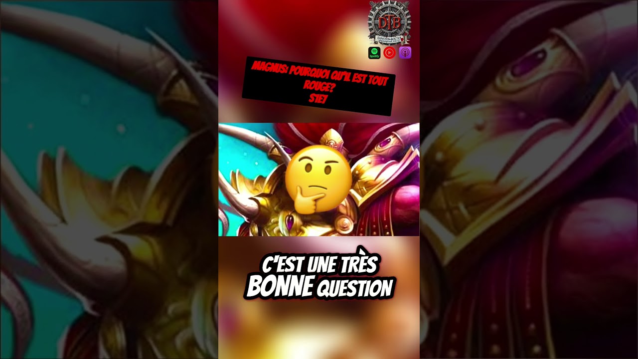 🤔🔴 Mais pourquoi Magnus Le Rouge... A la peau rouge ?