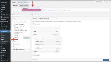 Main Menus and Sub Menu  and Sub (sub) menu Items