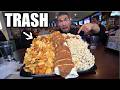 I had to eat garbage for this famous food challenge in new york  joel hansen