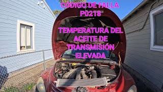 P0218 Cambio De Enfriador De Aceite De Transmisión Pt Cruiser 2004