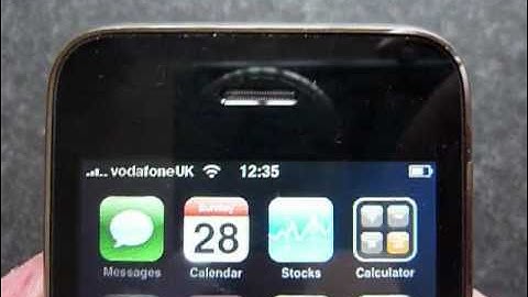 iPhone 3GS on Vodafone Problems.flv