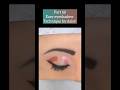 2 minute pink eyemakeup tutorial 💕#shorts #makeup #eyemakeup
