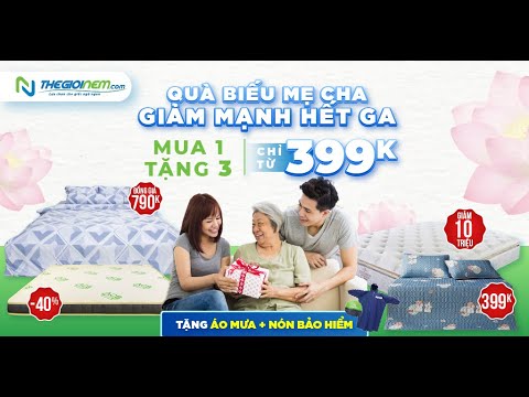 Video Quà Biếu Mẹ Cha - Giảm Mạnh Hết Ga - Mua 1 Tặng 3 Chỉ... - youtube