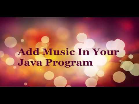 How we Add Music In java (Urdu)
