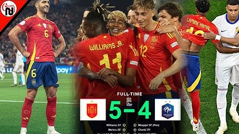 สเปน 5-4 ฝรั่งเศส Spain 5-4 France UEFA nation league | GN report