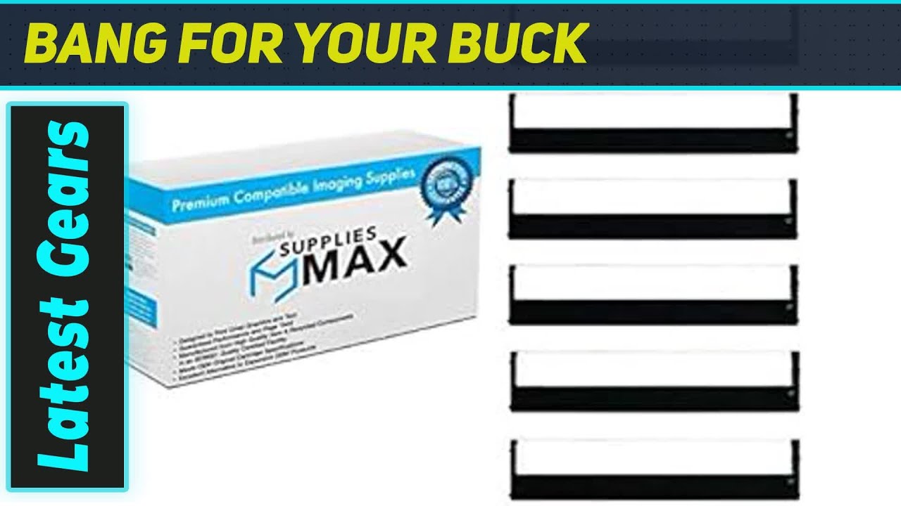 SuppliesMAX Porelon 12909 Ribbons: The Ultimate Dot Matrix Choice!