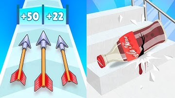 Arrow Run Race Vs Fragile Roll 3d - All Levels Gameplay Walkthrough (Android iOS)