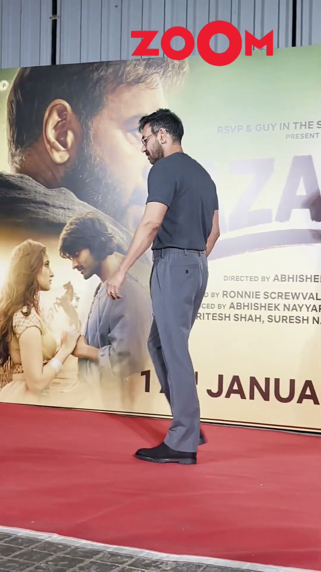 Ajay Devgn's DAPPER look at the film screening of Azaad ? #ajaydevgn #shorts