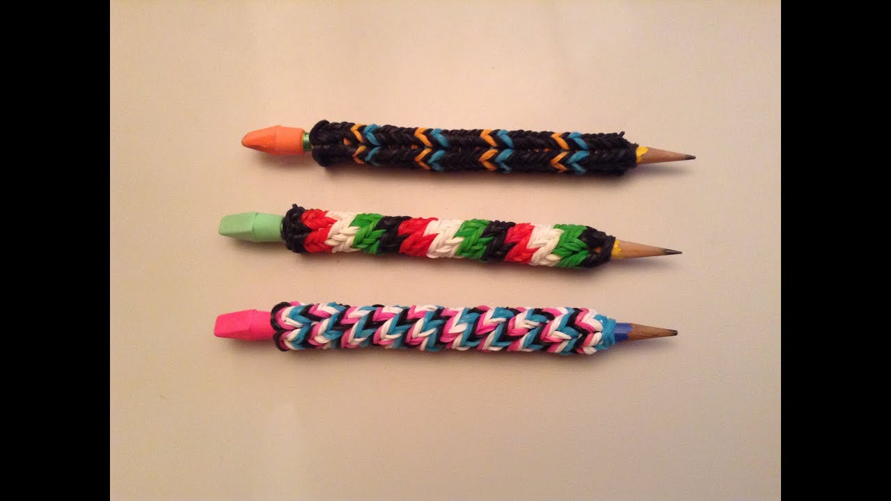 New Rainbow Loom Pencil or Crochet Hook Cover Cozy Grip or