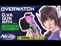 Nerf Overwatch D.Va Pistol Cosplay Prop Mod