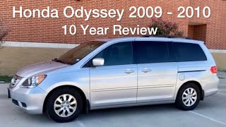 2010 Honda Odyssey, Ten Year Review