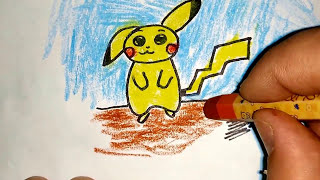 How to Draw Pikachu | Pokemon / Как рисовать покемонов: Пикачу. Уроки рисования.