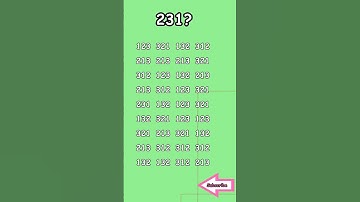 "Challenging Number Puzzle: Can You Find 231 in This Sequence?"