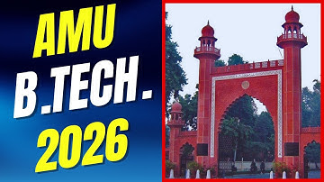 AMU BTech Entrance 2026 Full Details🔥| Syllabus, Seats, Cutoff, Hostel, Fee, Form Date | AMUEEE 2026