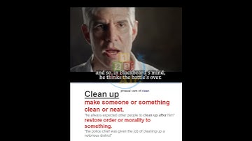 Clean Up- Meaning, Pronunciation, Usage | Learn English with TV Shows & Movies