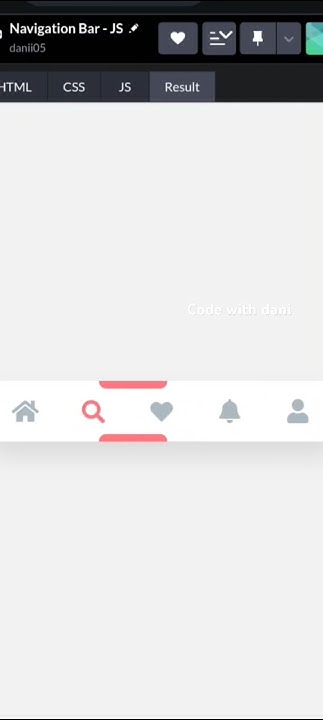 Responsive navigation bar using HTML CSS and JavaScript with source ...