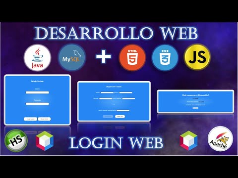 Desarrollo Web-Login/JAVA - MySQL ➕ HTML5 - CSS3 - JAVASCRIPT/JSP/ Servlets/⚡ Sesiones ⚡/Video(1-26)
