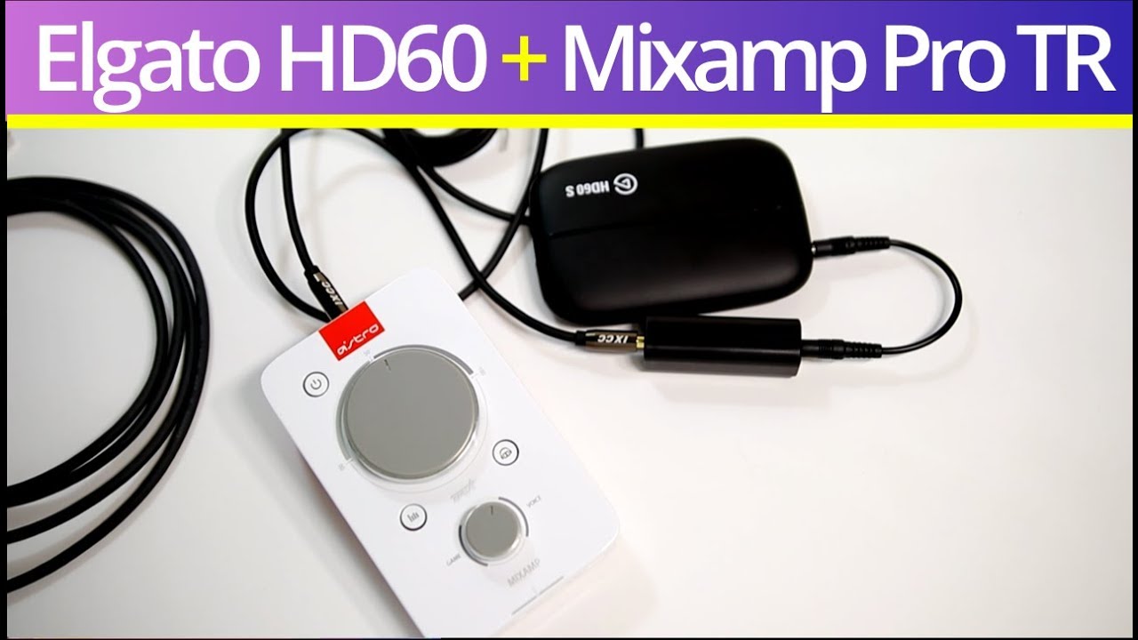 aangenaam Dek de tafel Regenjas Elgato HD60s + Mixamp Pro w/party chat - YouTube
