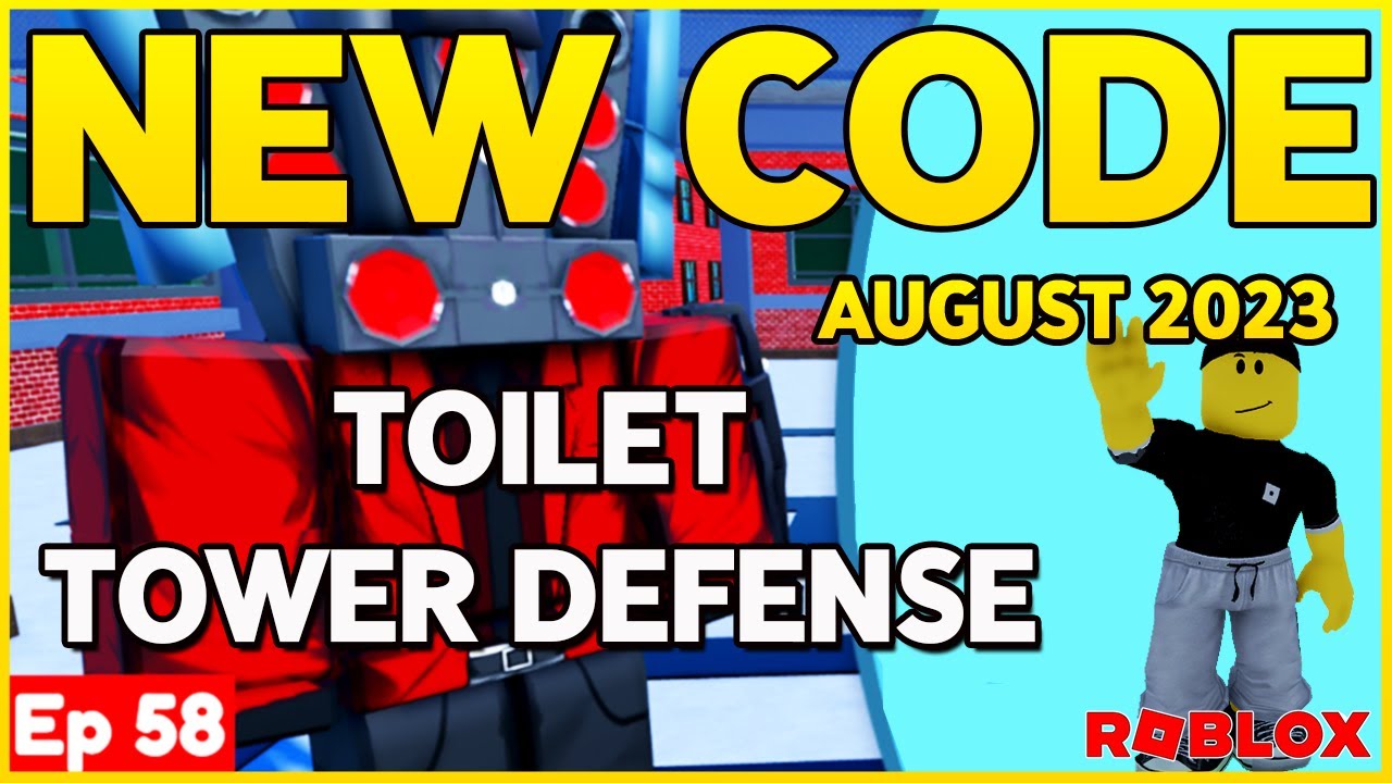 NEW CODE in Toilet Tower Defense! (EP 58 Update) #roblox #robloxgames , toilet tower defense