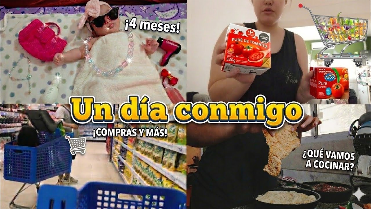  ¿Qué compré en el súper? 🛒🇦🇷 Un día conmigo (¡4 meses de mi bebé!) 👶💖