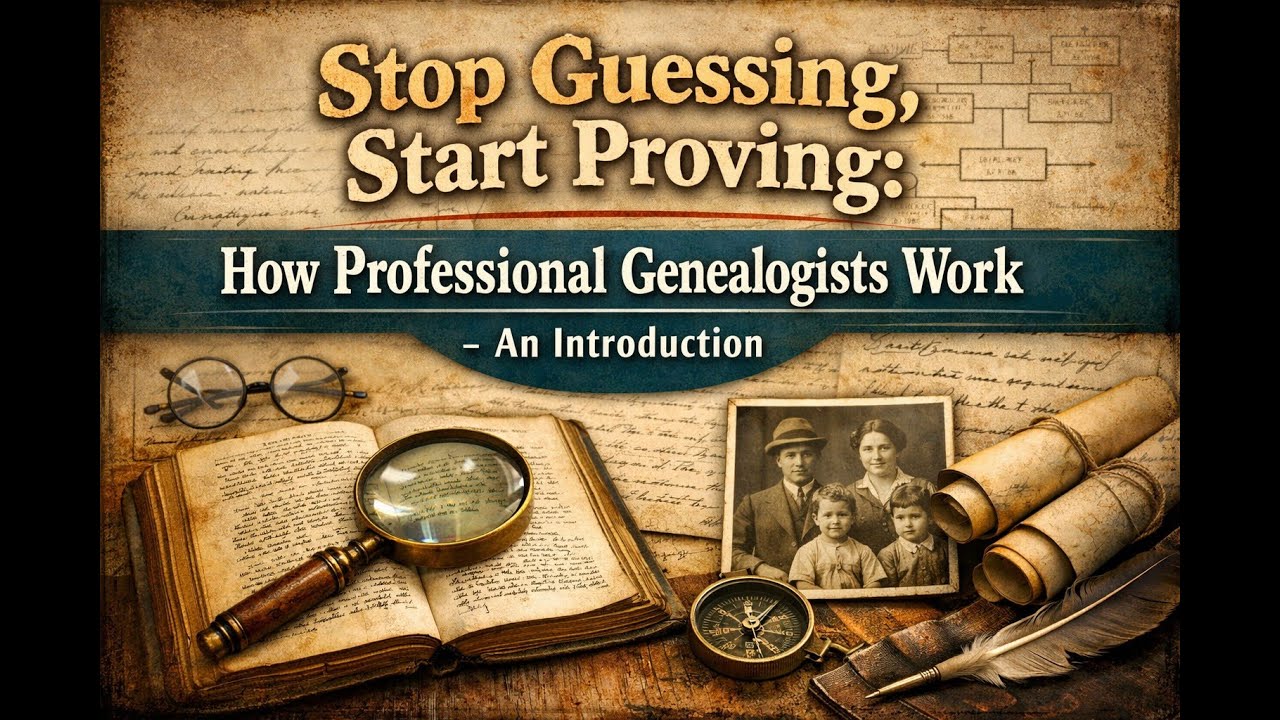 Stop Guessing, Start Proving: How Professional Genealogists Work - An Introduction