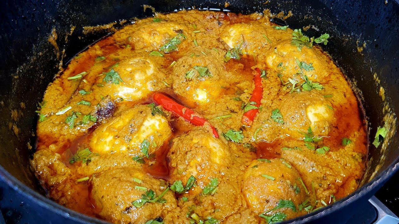 Resepi Kari Telur Ayam Pekat & Nasi Minyak yang Sedap | Royal Style Egg Curry | Mughlai Curry Recipe