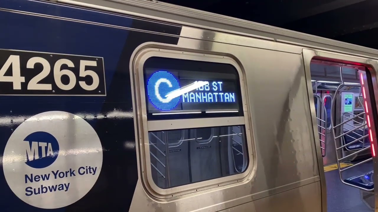 168 St & 207 St bound R211A + R211T (A) (C) trains at 125 St