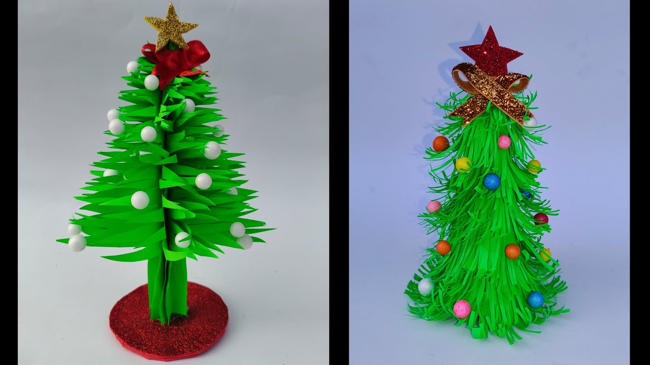 2 Amazing Paper Christmas Tree Christmas Tree Kaise Banate Hain