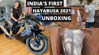 2021 Hayabusa unboxing with details  #Jaipur #hayabusa2021#india #india’sfirst #hindi