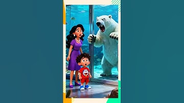 Gấu Bắc Cực Trốn Khỏi Thủy Cung – Bí Mật Khiến Ai Cũng Bật Khóc 🐻‍❄️ #cartoon #dexuatyoutube