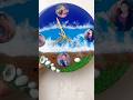 resin Beach Wall Clock | preserve memories | photo preservation in beach clock | resin clock