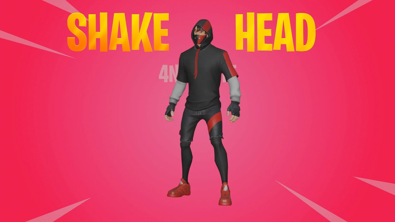 Fortnite Shake Head Emote - New Leaked Dances Patch 12.50