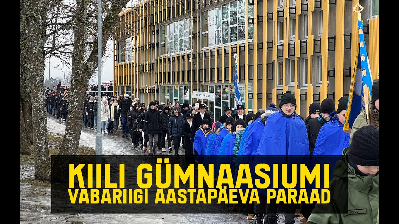 Koostöö - Kiili Gümnaasiumi Vabariigi aastapäeva paraad