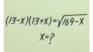 Hardest Olympiad Math Algebric Problem || Easy & Tricky Solution