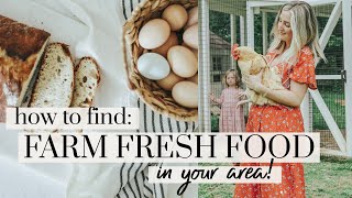 The Secret to Eating Healthier: How to Find FARM FRESH FOOD Near You | Becca Bristow MA, RD, LDN