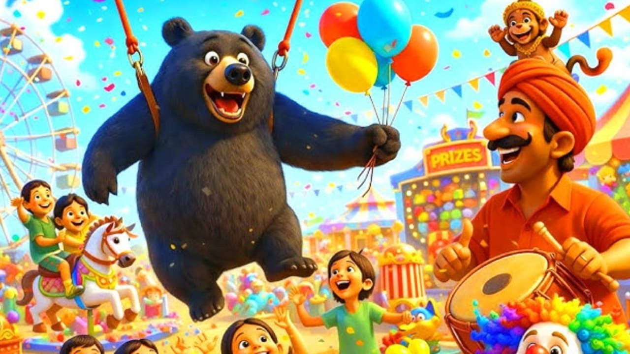 Kalu Madari Aaya | Hindi Poem for Kids | Kids Channel India | Hindi Nursery Rhymes | Bal Geet Hindi