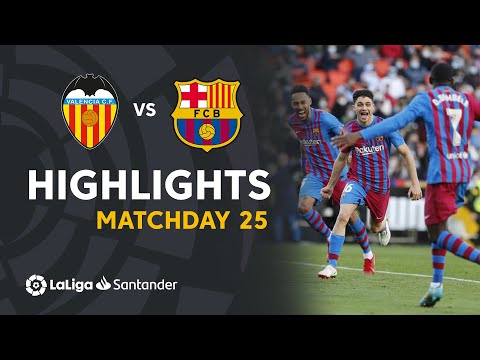 Resumen de Valencia CF vs FC Barcelona (1-4)