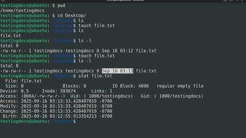 Create an Empty File on Linux #linuxforbeginners #testingdocs