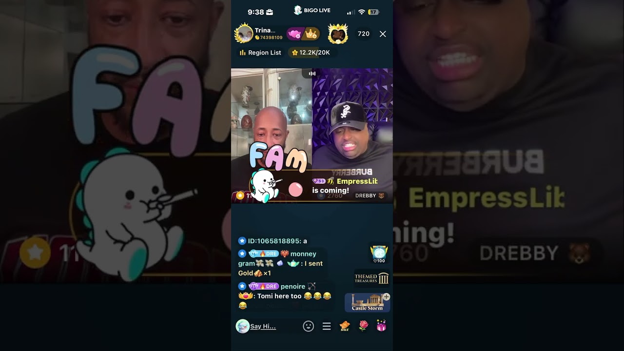 Trina vs Drebaby n it gets heated!! #bigolive #drebaby #trinaB #dymondwittheteaa #tea #heat 