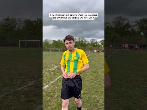 À quelle heure se couche un joueur de D3 ? 🤣 #football thumbnail