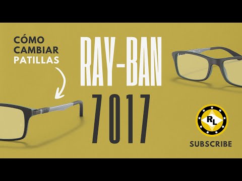 Cómo cambiar las patillas Ray Ban? - YouTube
