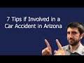 Car accidents are often sudden and happen unexpectedly so it is important to be proactive so you know what to do if you ever are ever involved in an accident. In this video Arizona attorney Matt Maerowitz tells you about seven tips if involved in a car accident. For more information, call Matt Maerowitz at 480-927-3700.