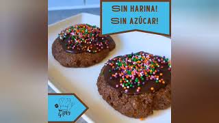 Ricas galletas , crujientes! Sin harina sin azucar! #healthy #biscuit #chocolate