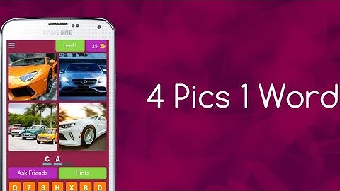 4 Picture 1 Word Game Quiz Game 4 Pics 1 Word 🔥