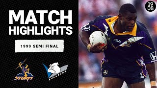 Melbourne Storm v Canterbury Bulldogs | 1999 Semi Final | Classic Match Highlights | NRL